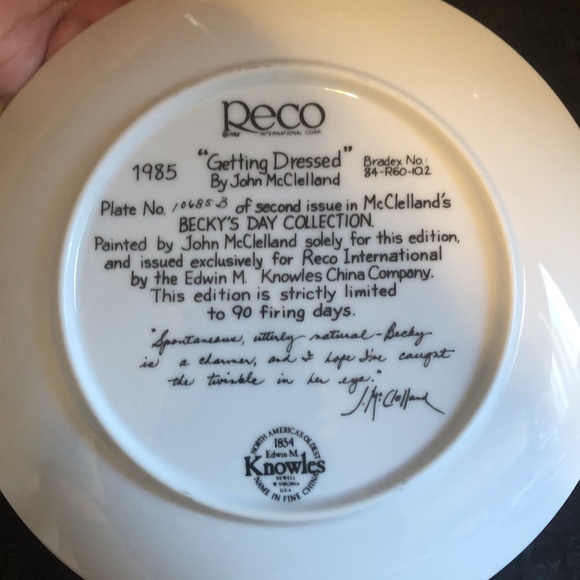 Vintage Reco Plates (set of 2) - Picture 5 of 6